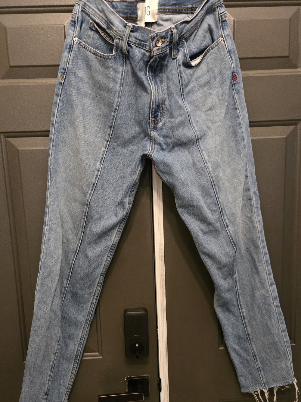 BDG Urban Outfitters Seamed Tapered Light Wash Jeans